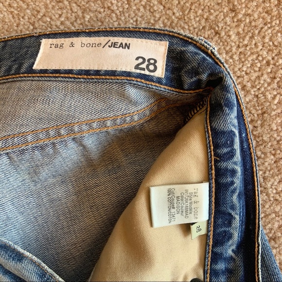 Rag & Bone Marilyn Cropped Jeans in Madison - Picture 5 of 7